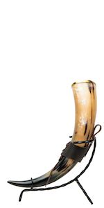 Amazon Trondebal Large Viking Drinking Horn With Stand 15 20 Oz