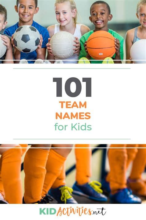 199 Team Names For Kids Kids Team Sports Kids Soccer Team Fun Team