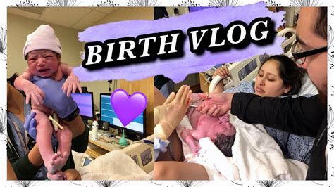 Unexpected Raw Labor Delivery Vlog Natural And Unmedicated Birth