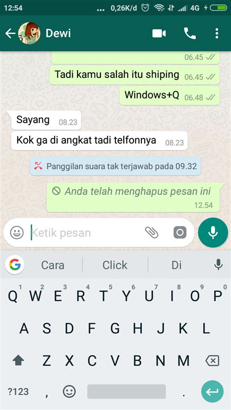 Cara Mudah Hapus Pesan WhatsApp Yang Sudah Terkirim Hapus Agar