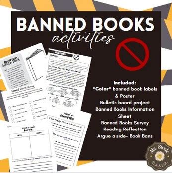 Banned Books Week Activities Bundle by MsSteelesRoom | TPT