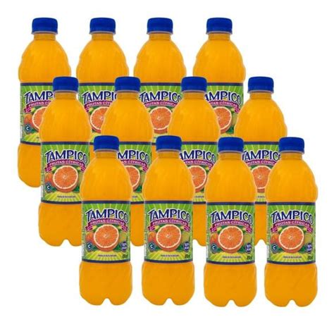 Suco Tampico Frutas Cítricas 450ml 12 Unidades Suco