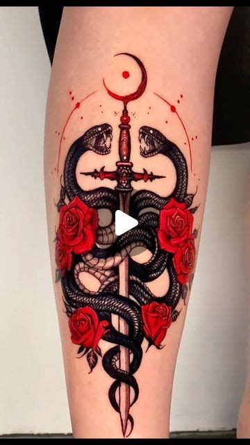 Koreatattoo seoultattoo 용타투 뱀타투 꽃타투 on Instagram Snake rose