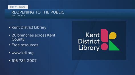 Video: Kent District Library is reopening to the public