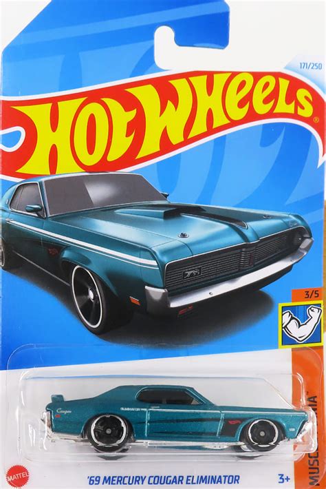 駿河屋 MERCURY COUGAR ELIMINATOR ターコイズブルー Hot Wheels MUSCLE