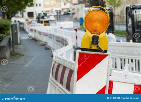 Orange Construction Sign With Stylized Man Digging Royalty-Free Stock ...