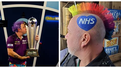 Suffolk darts world champion Peter Wright pays tribute to NHS staff ...