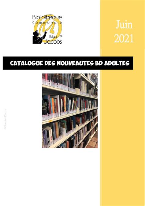 Calaméo Catalogue des nouveautés BD Adultes Juin 2021