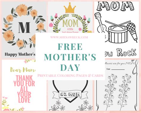 Mother S Day Coloring Pages Free Printables