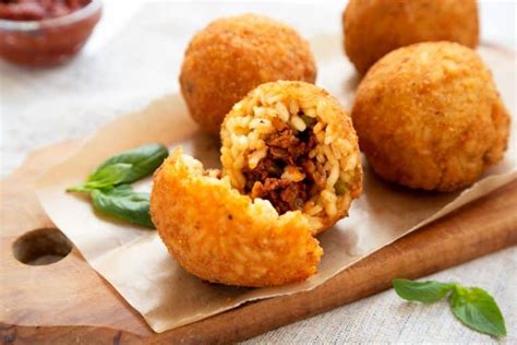 Arancini Siciliana Leckeres Original Italienisches Rezept