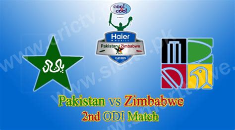 Pakistan Vs Zimbabwe Watch 2nd ODI Match