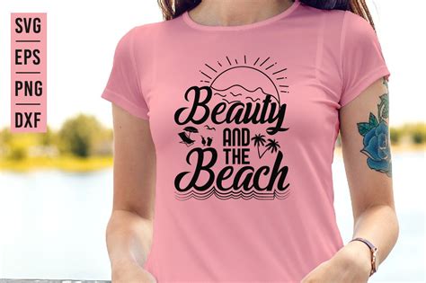 Beauty And The Beach Svg Design Graphic By Masudur Rahman Rana