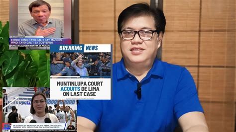 DUTERTE HINDI PATATALSIKIN SI MARCOS DE LIMA HAHABULIN SI DIGONG VP