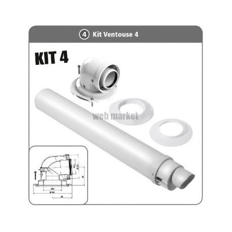 KIT 4 VENTOUSE COND 60 100 ELM LA CENTRALE PRO