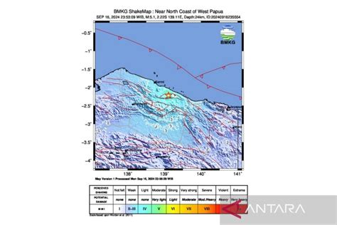 Gempa Magnitudo Guncang Sarmi Papua Antara News