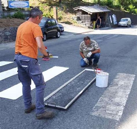 Tiglieto Effettuato Rifacimento Segnaletica Orizzontale Settimanale