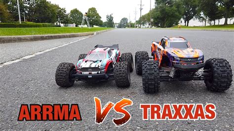 Arrma Vorteks Vs Traxxas Hoss Side By Side Speed Bash Can They Keep Up