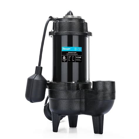 BOMGIE 1 2 HP Sewage Effluent Submersible Pump 6000 GPH Basement Sump