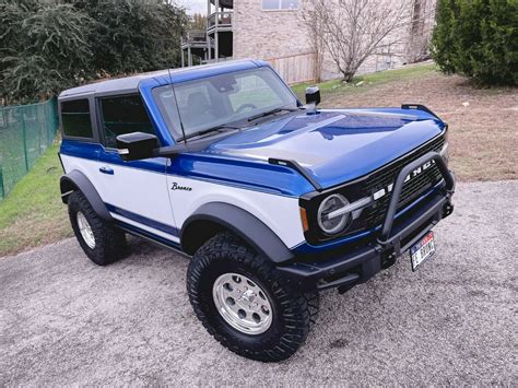 Retrolicious Two Tone Ford Bronco First Edition Sells For A Whopping