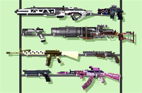 2d Pixel Guns Pack By Nikolozi27