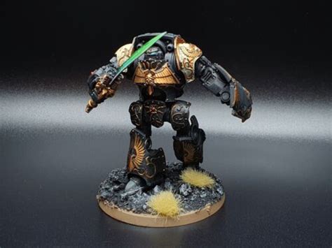 Warhammer 40k Adeptus Custodes Galatus Dreadnought 8 Painted R3s3b1g437 Ebay