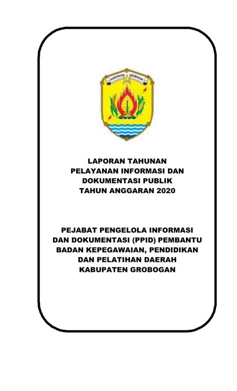 PDF LAPORAN TAHUNAN PELAYANAN INFORMASI DAN DOKUMEN TIPS