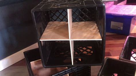 Make Your Own Milk Crate Dividers In 5 Minutes Milk Crates Crates