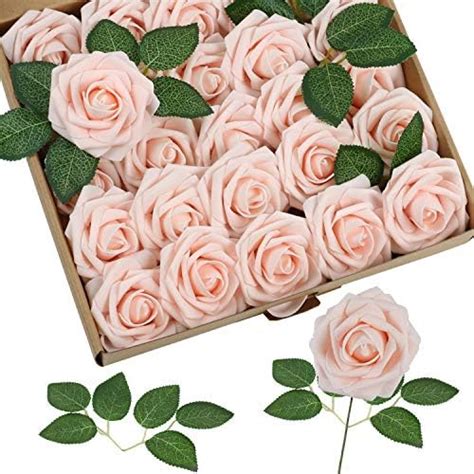 Homcomodar Künstliche Rose 30Pc Künstliche Blume Echt aussehende