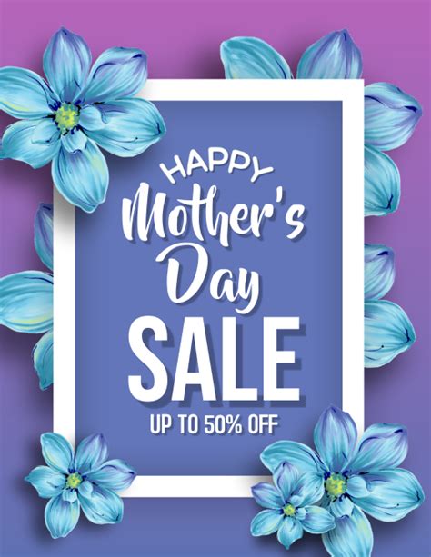 Happy Mother S Day Sale Flyer Template Postermywall