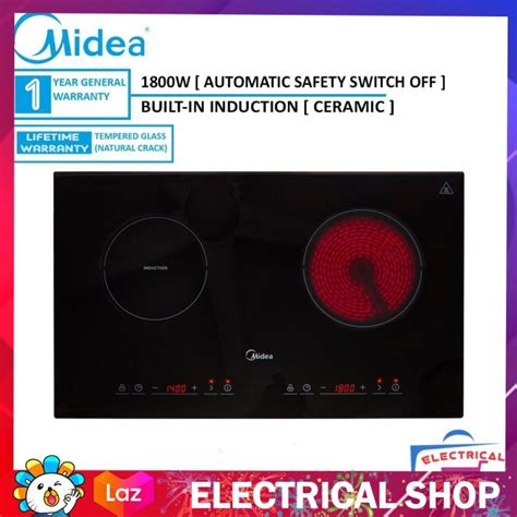 Midea Built In Induction Ceramic Hob Mcihd W Dual Zone Multi