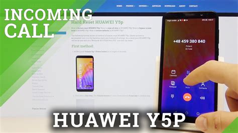 Discover Incoming Call Animation In Huawei Y5P Incoming Call Screen