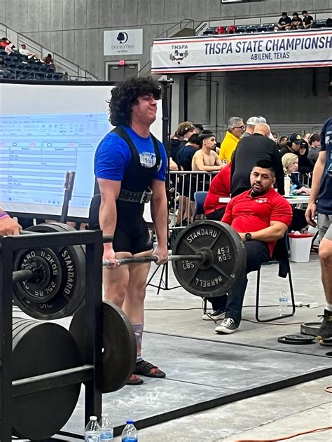 Boys Powerlifting Breaks School Record at State Competition | Frenship