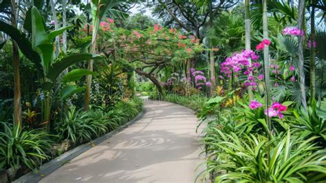 Orchid Garden In Botanical Gardens Botanical Gardens Is A World