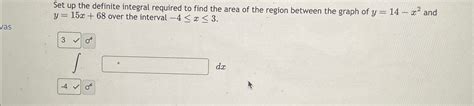 Solved Set Up The Definite Integral Required To Find The Chegg