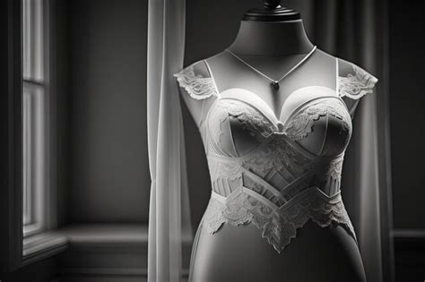 Lingerie Sensual Em Um Manequim Ai Generativo Foto Premium