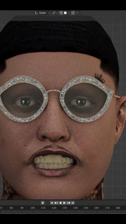 Making A Custom Gta 5 Fivem Glasses 🥶🔥😤 Shorts Gta5 Gtav Gtarp Fivem Blender Youtube