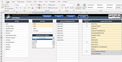 Sales Pipeline Template Excel Free