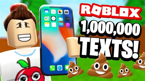 1 18 2019 Sending 1000000 TEXTS Texting Simulator Roblox Corl