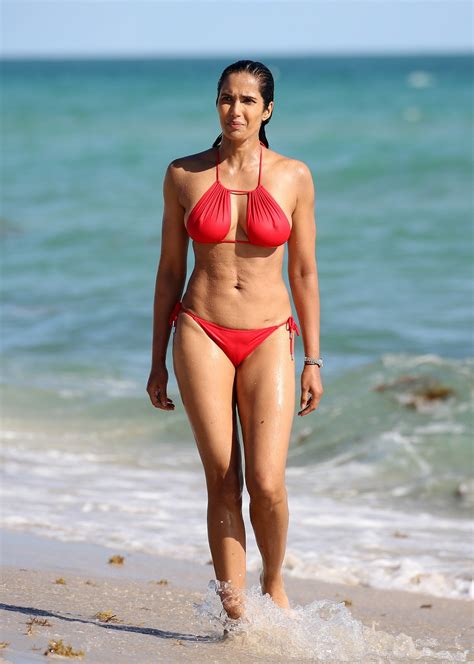 Padma Lakshmi The Fappening Sexy Red Bikini The Fappening