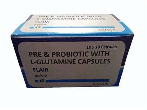 Pre Probiotics L Glutamine Capsules At Rs Box Pharmaceutical