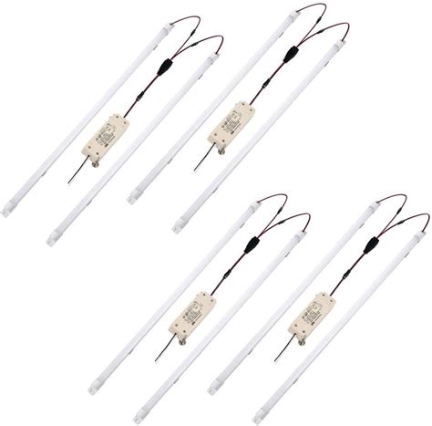 4 Pack Led Troffer 2x4 Ft Retrofit Kitmagnetic Led Retrofit Kit36w 240w Equiv5000k Daylight