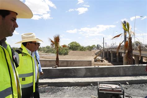 Presenta De Avance Construcci N Del Puente Sobre El R O Aguanaval