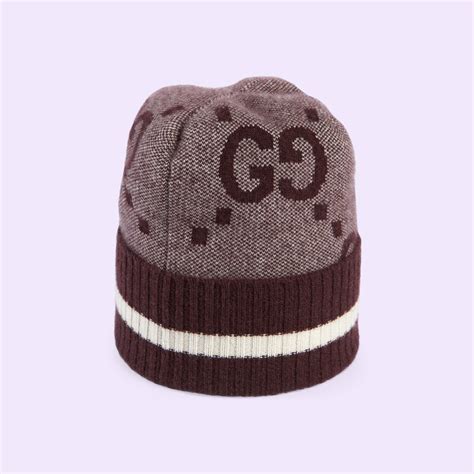 GG Cashmere Hat In Brown Undefined GUCCI SI