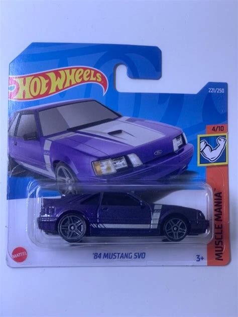 Hot Wheels Ford Mustang SVO Card Variant NEW Carshoping