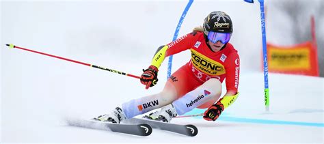 Lara Gut Behrami Mit Drittem Podestplatz Der Saison Swiss Ski