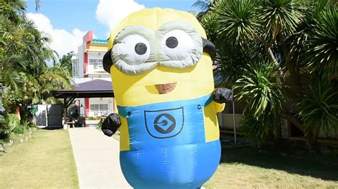 Minion inflatable costume in vacation palawan island philippine april 20... | Minions, Minion ...