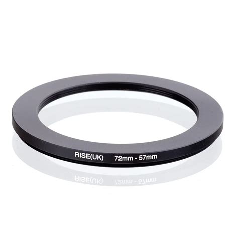 RISE UK 72mm 57mm 72 57mm 72 To 57 Step Down Ring Filter Adapter Black