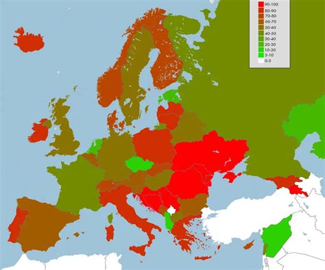 The Christian Landscape of Modern Europe - Vivid Maps