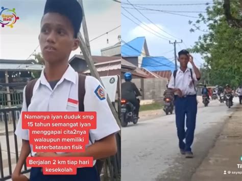 Kisah Iyan Pemuda Disabilitas Yang Jadi Tulang Punggung Keluarga