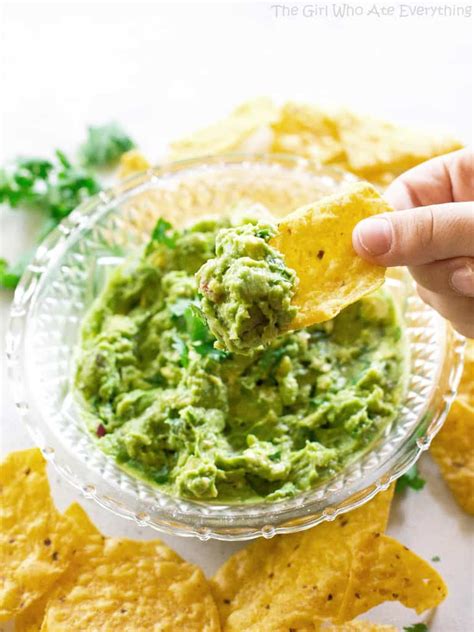 The Best Guacamole Recipe Easy The Girl Who Ate Everything